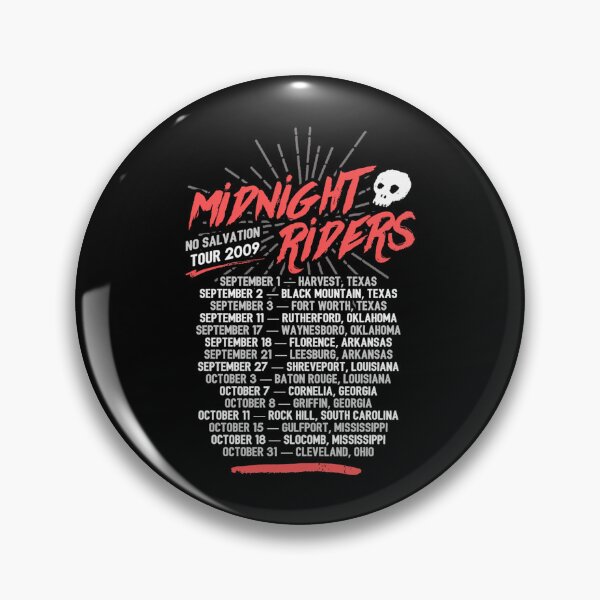 Item preview, Midnight Riders - No Salvation Tour Harvest Texas Fort Worth Waynesboro Oklahoma Leesburg Arkansas Baton Rouge Louisiana designed and sold by Nico16.