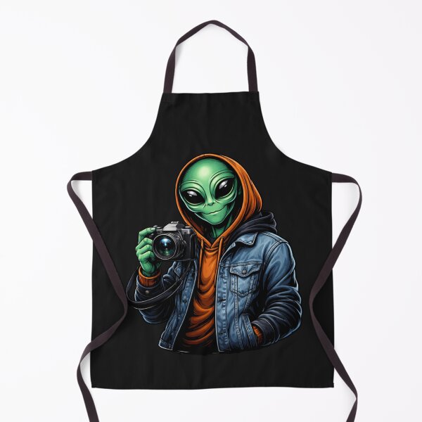Item preview, Street Photographer Alien – Urban Creative Camera Aesthetic Art designed and sold by ColorSplash123.