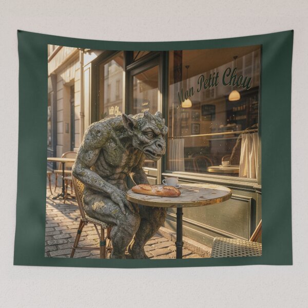 Item preview, Notre Dame Gargoyle on His Lunch Break designed and sold by Tridentulus.