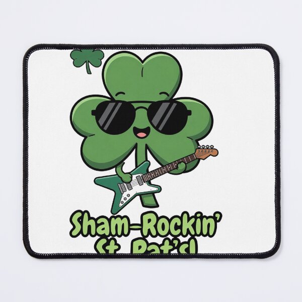 Item preview, Punny Sham-Rockin' Guitar St. Pat's Meme designed and sold by Hermits-Loft.