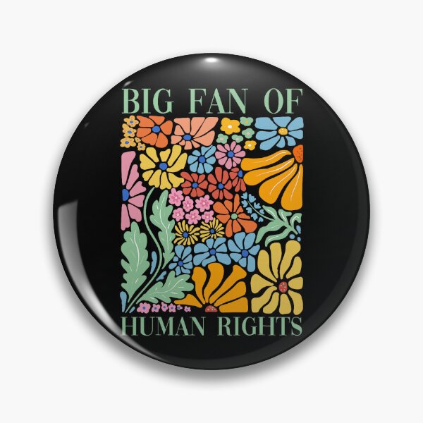 Item preview, Big Fan of Human Rights Colorful Art T-Shirt designed and sold by leolawaller.
