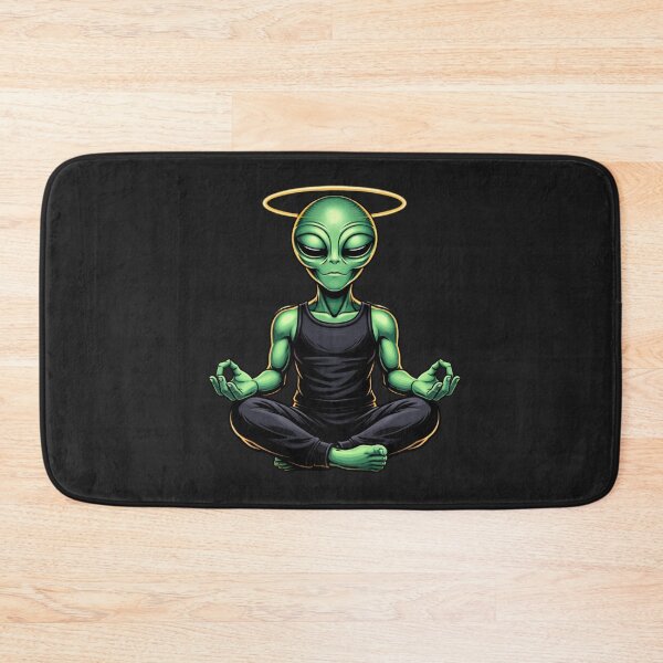 Item preview, Minimal Meditation Alien – Calm Power Wellness Aesthetic Art designed and sold by ColorSplash123.