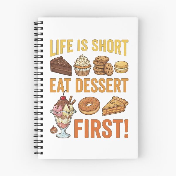 Item preview, Life Is Short Eat Dessert First - Vintage Sweet Treats Design designed and sold by Fluidic-Space.