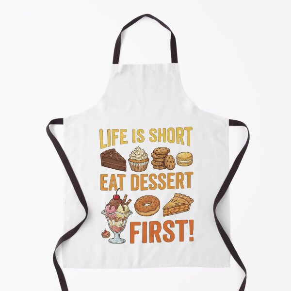 Item preview, Life Is Short Eat Dessert First - Vintage Sweet Treats Design designed and sold by Fluidic-Space.