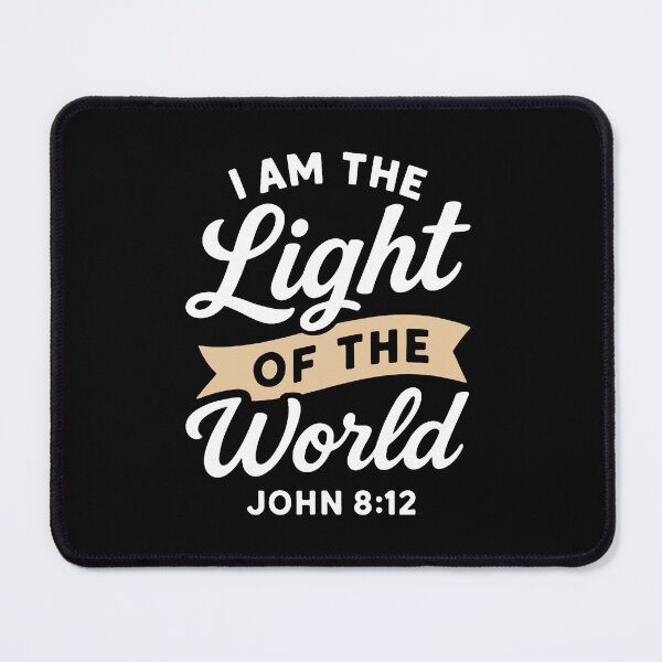 Item preview, John 8:12 I Am The Light Of The World designed and sold by plushism.