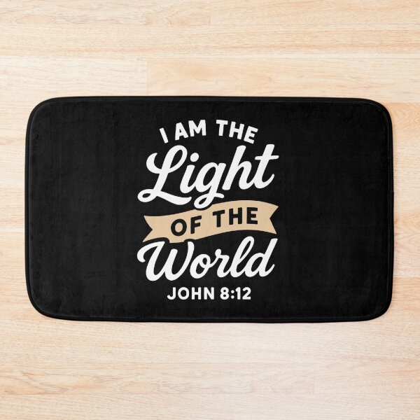 Item preview, John 8:12 I Am The Light Of The World  designed and sold by plushism.