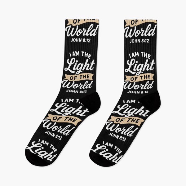 Item preview, John 8:12 I Am The Light Of The World  designed and sold by plushism.