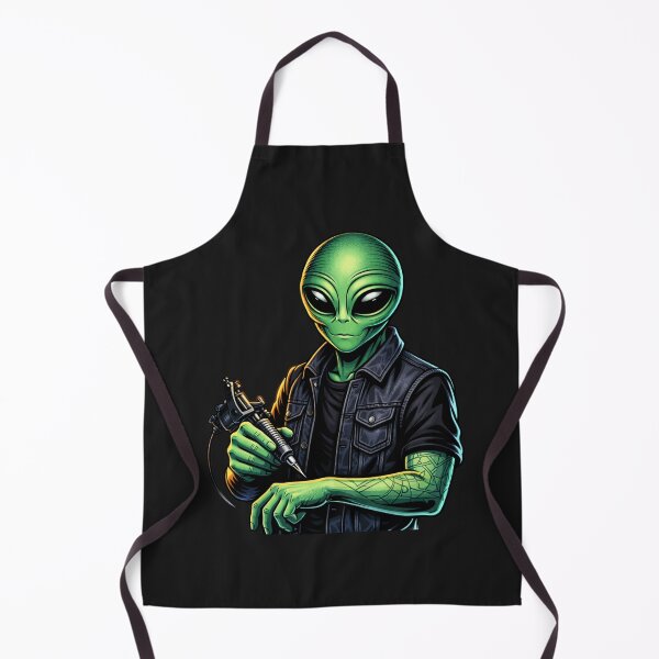 Item preview, Tattoo Artist Alien – Creative Rebel Studio Aesthetic Character Art designed and sold by ColorSplash123.
