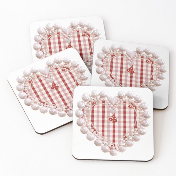 Item preview, Vichy design heart designed and sold by Creavatim .