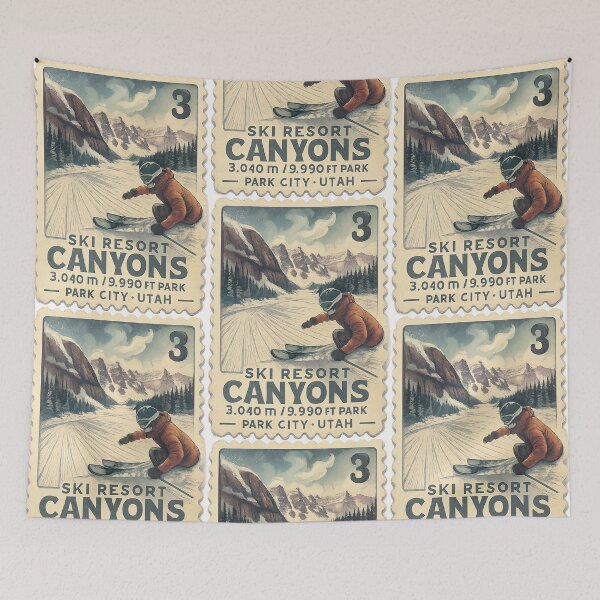 Item preview, Ski Resort Canyons, Utah designed and sold by clintang.