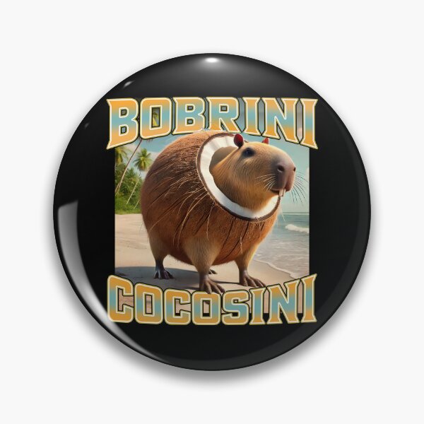 Item preview, Bobrini Cocosini - Italian Brainrot Animals Meme designed and sold by snailienz.