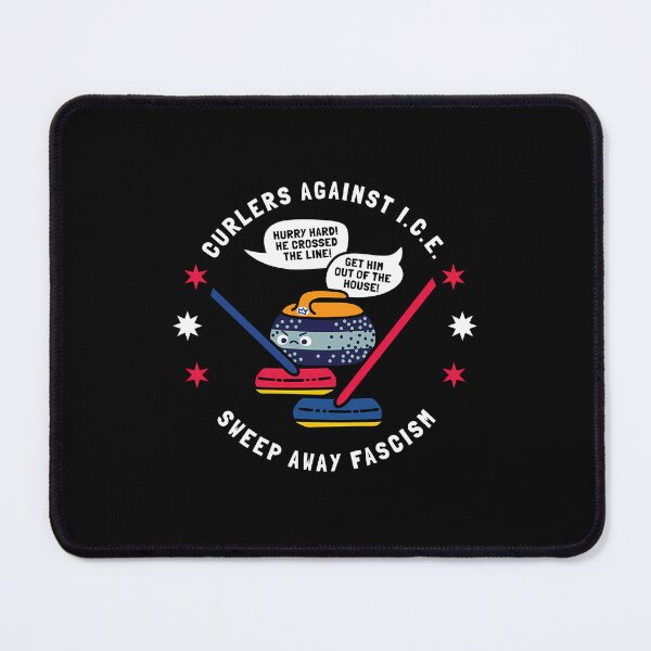 Item preview, Curlers Against Ice Sweep Away Fascism Hurry Hard He Crossed The Line Get Him Out Of The House designed and sold by reseskee.