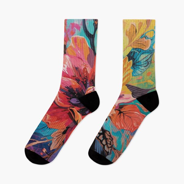 Item preview, Vibrant Multicolor Bloom on Abstract Background designed and sold by ShopCWA.