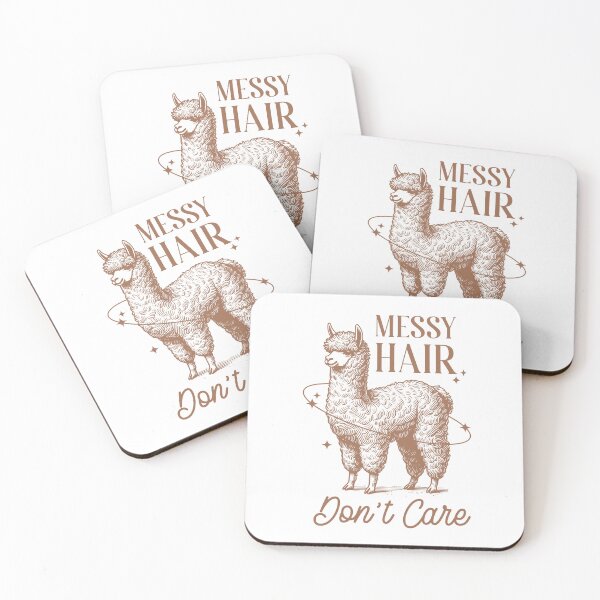 Item preview, Messy Hair Don't Care!  designed and sold by reddogbuckeye.