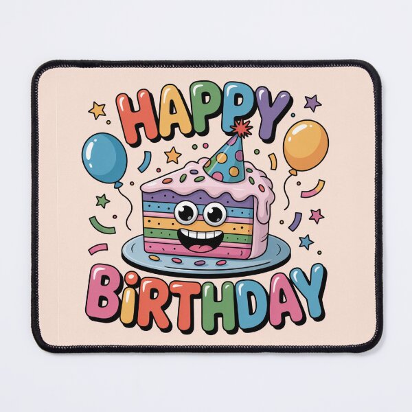 Item preview, Happy Birthday Cake Monster – Cute Party Vibes & Silly Balloons designed and sold by Midnight Veil Designs.