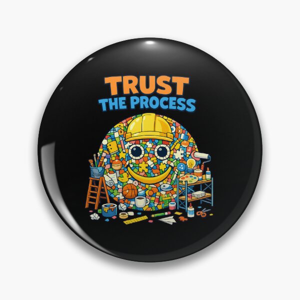 Item preview, Trust The Process Creative Collage Smile Design designed and sold by TeeTimeTreasure.