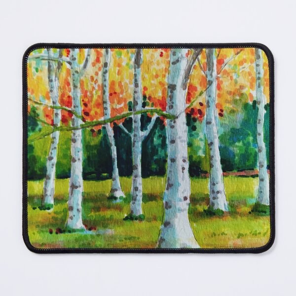 Item preview, Autumn Birch Trees designed and sold by Joneneee.