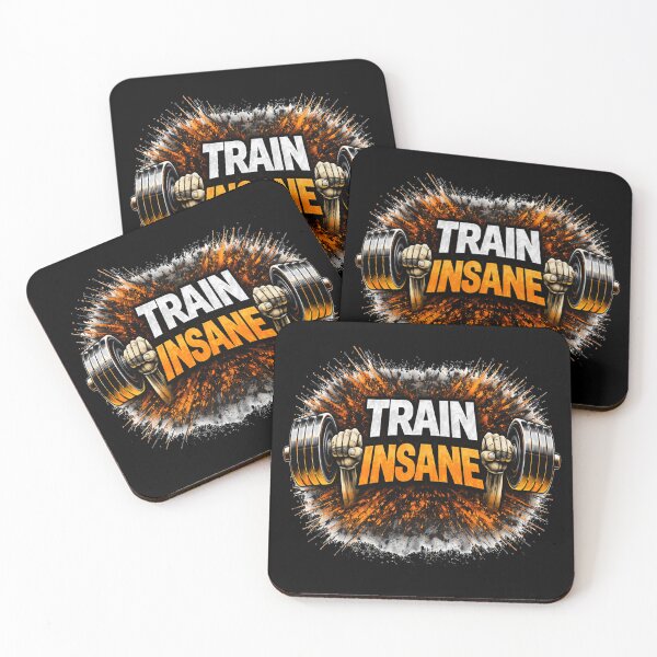 Item preview, Train Insane Gym Motivation Discipline Training DesignTrain Insane Gym Motivation Discipline Training Design designed and sold by Wolf Garage.
