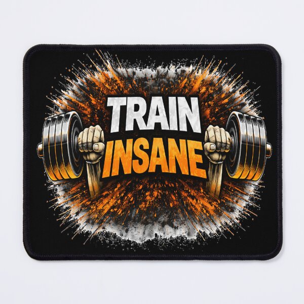 Item preview, Train Insane Gym Motivation Discipline Training DesignTrain Insane Gym Motivation Discipline Training Design designed and sold by Wolf Garage.