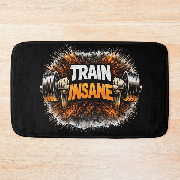 Item preview, Train Insane Gym Motivation Discipline Training DesignTrain Insane Gym Motivation Discipline Training Design designed and sold by Wolf Garage.