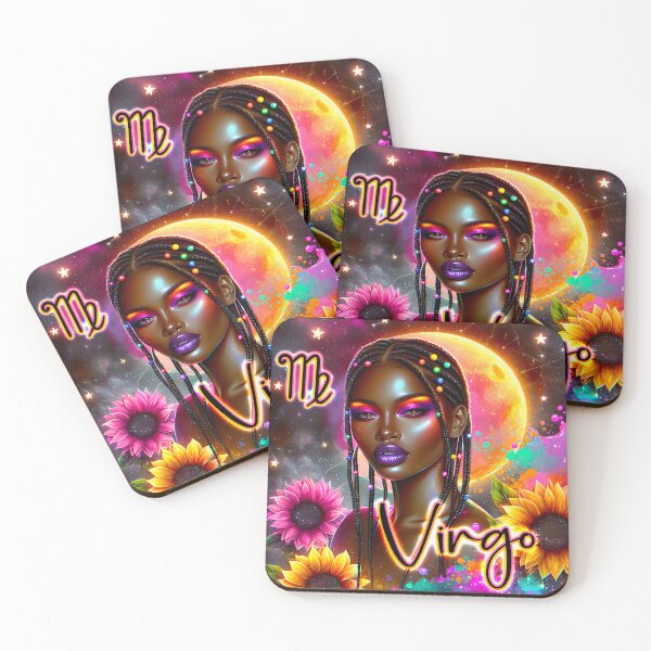 Item preview, Virgo Zodiac – With Moon Halo & Sunflowers designed and sold by ChloeDesigns401.