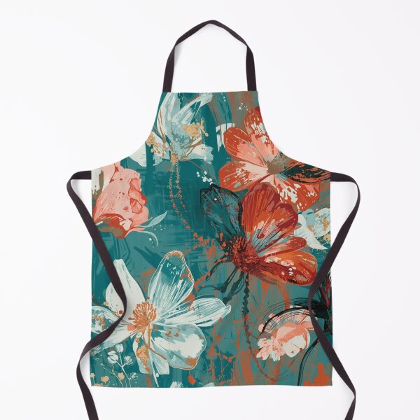 Artikelvorschau, Türkisfarbene Gartenblüte – Moderne Blumenillustration entworfen und verkauft von ShopCWA.