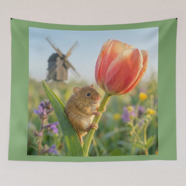 Item preview, Mouse on Tulip in Netherlands designed and sold by Tridentulus.