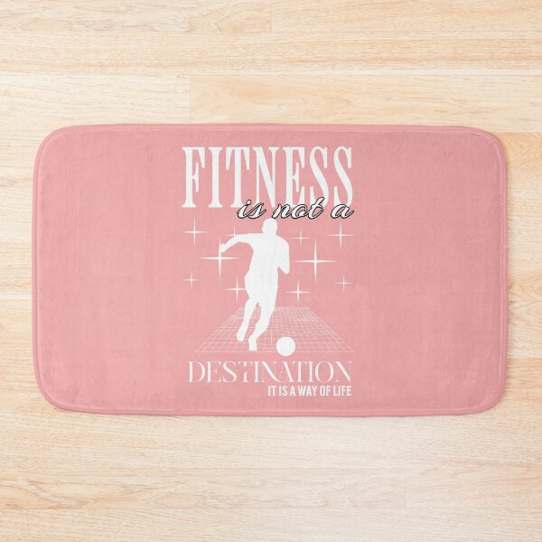 Item preview, Fitness Is A Way Of Life - Soccer Runner Motivational Aesthetic designed and sold by Abaseen.
