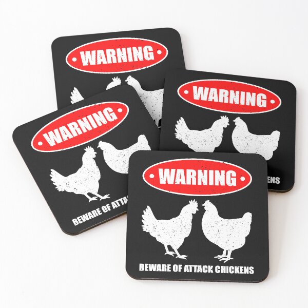 Item preview, Beware of Attack Chickens designed and sold by ishanaveraty.