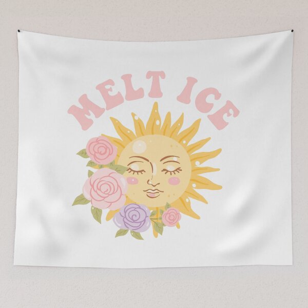Item preview, Melt Ice Whimsical Floral Sun designed and sold by BB Design Co..