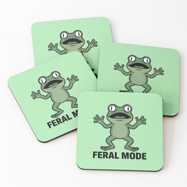 Item preview, Anxious Frog Sticker  Overthinking Meme Animal designed and sold by ZyxDes.