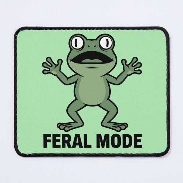 Item preview, Anxious Frog Sticker  Overthinking Meme Animal designed and sold by ZyxDes.
