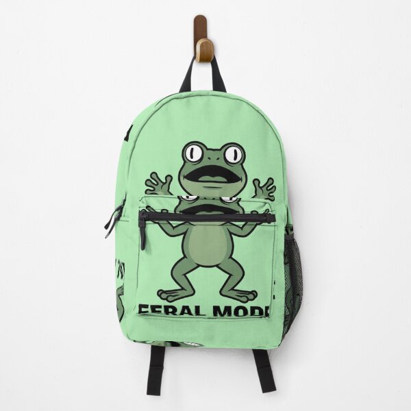 Item preview, Anxious Frog Sticker  Overthinking Meme Animal designed and sold by ZyxDes.