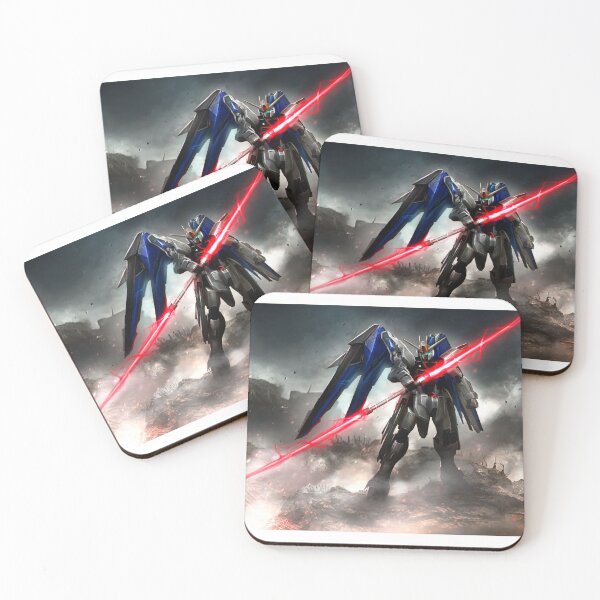 Item preview, full colour ZGMF-X10A Freedom Gundam seed destiny kira yamato on fire DIGITAL IMAGING designed and sold by sabartgunpla.