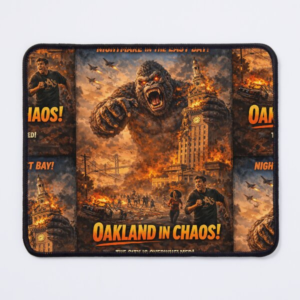 Item preview, Nightmare in the East Bay; Giant ape takes over Oakland! designed and sold by PIXEL POP DESIGNS - Beyond the Norm!.