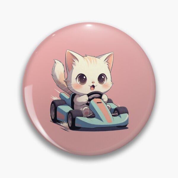 Item preview, Cat in racing mode - cute gift for a car lover  designed and sold by UrbanView.