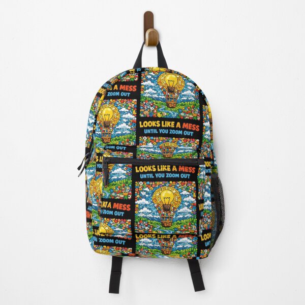 Item preview, Looks Like A Mess Until You Zoom Out Mosaic Lightbulb Design designed and sold by TeeTimeTreasure.