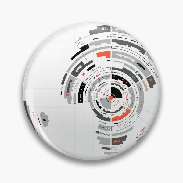 Item preview, shape of world map combined with futuristic circle pattern, concept of communication world or big data or digital transformation designed and sold by NiamLab.