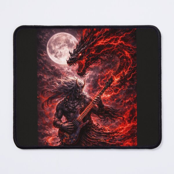 Item preview, Neo edo rock-Storm Summoner – Thunder Oni Awakens the Crimson Dragon designed and sold by EDO NOIR SOCIETY.