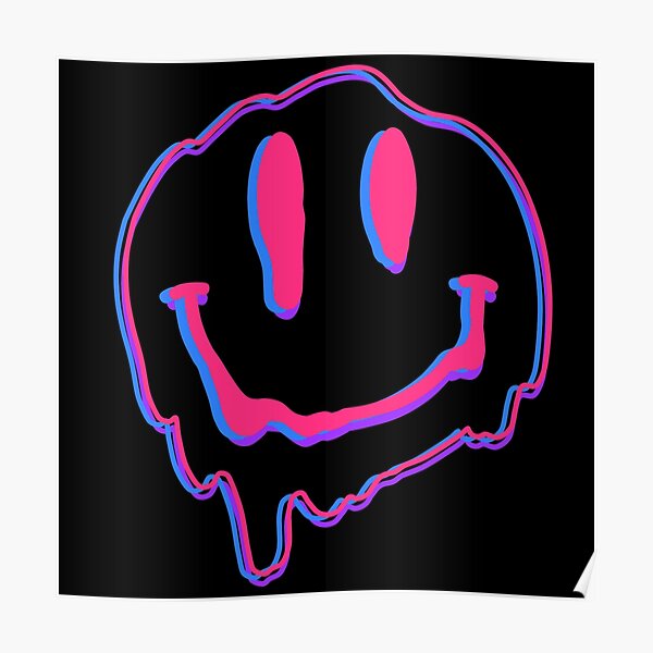 Smiley Face Posters Redbubble