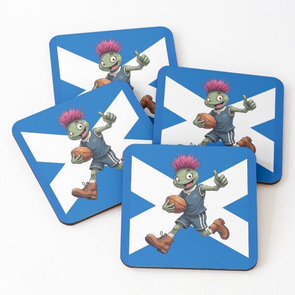 Item preview, Playful Scottish Thistle Rugby Illustration designed and sold by taiche.