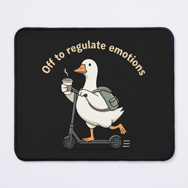 Item preview, Funny Goose Scooter Off To Regulate Emotions Mental Health designed and sold by ZboncakReba.