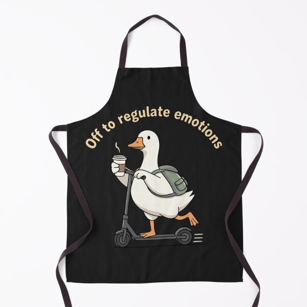 Item preview, Funny Goose Scooter Off To Regulate Emotions Mental Health designed and sold by ZboncakReba.