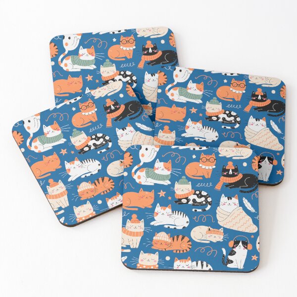Item preview, cozy cats designed and sold by keyword1.