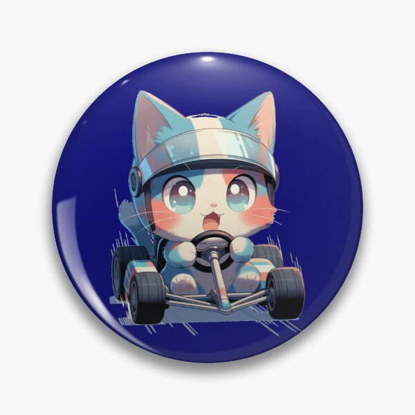 Item preview, Cat in racing mode, cute gift for a car lover  designed and sold by UrbanView.