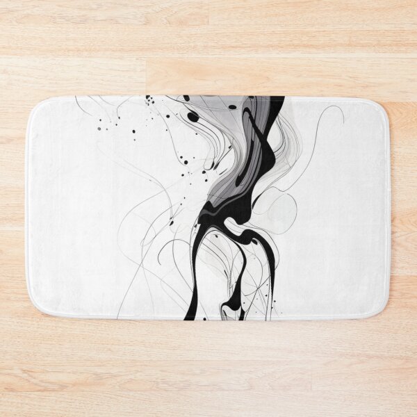Item preview, Monochrome Abstract Flow Art designed and sold by Theerapong Masanong.