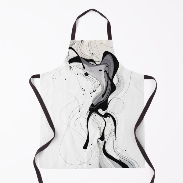 Item preview, Monochrome Abstract Flow Art designed and sold by Theerapong Masanong.