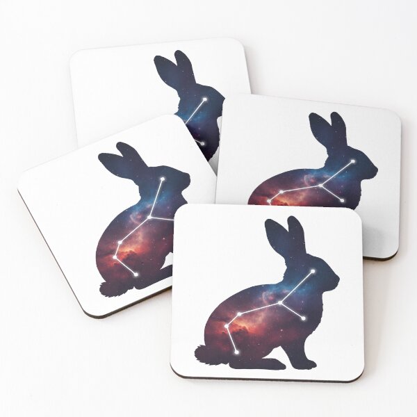 Item preview, Cosmic Rabbit – Galaxy Spirit Animal Art designed and sold by furrydrool.