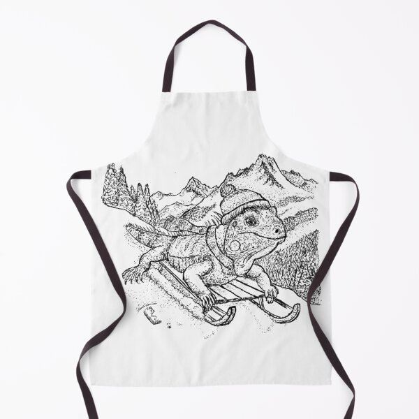 Item preview, Sledding Iguana Winter Adventure designed and sold by wbhny.