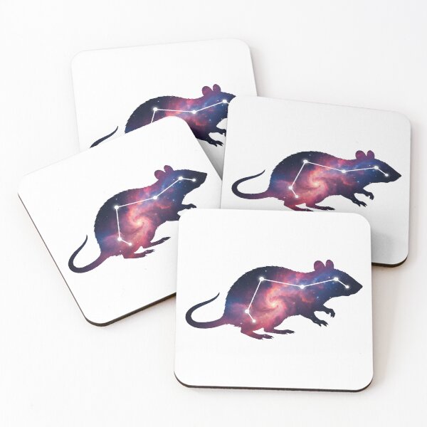 Item preview, Cosmic Rat – Galaxy Spirit Animal Art designed and sold by furrydrool.